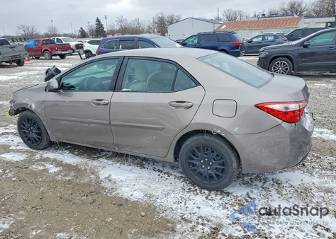 2014 Toyota Corolla Le z USA, uszkodzony, nr VIN 2T1BURHE7EC017876